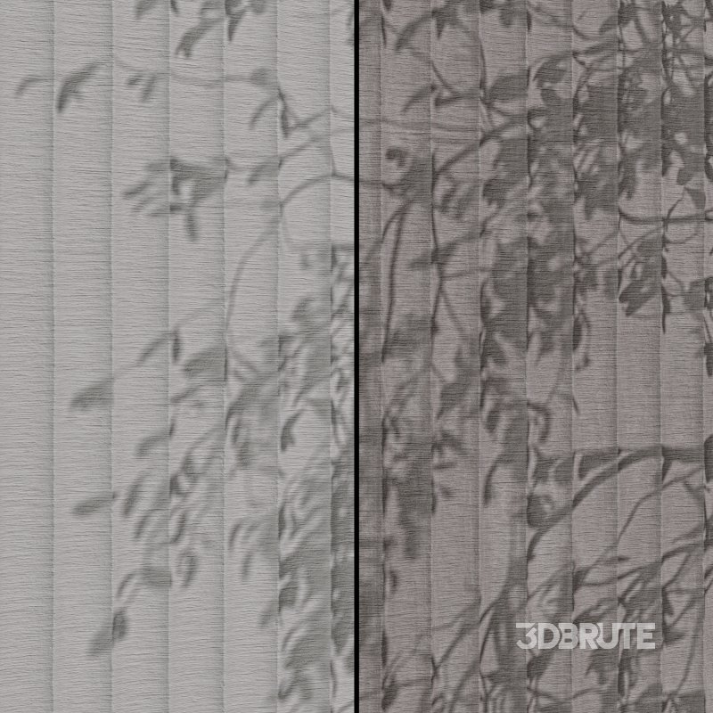 Fluted Brushed plaster (Seamless) Image 2