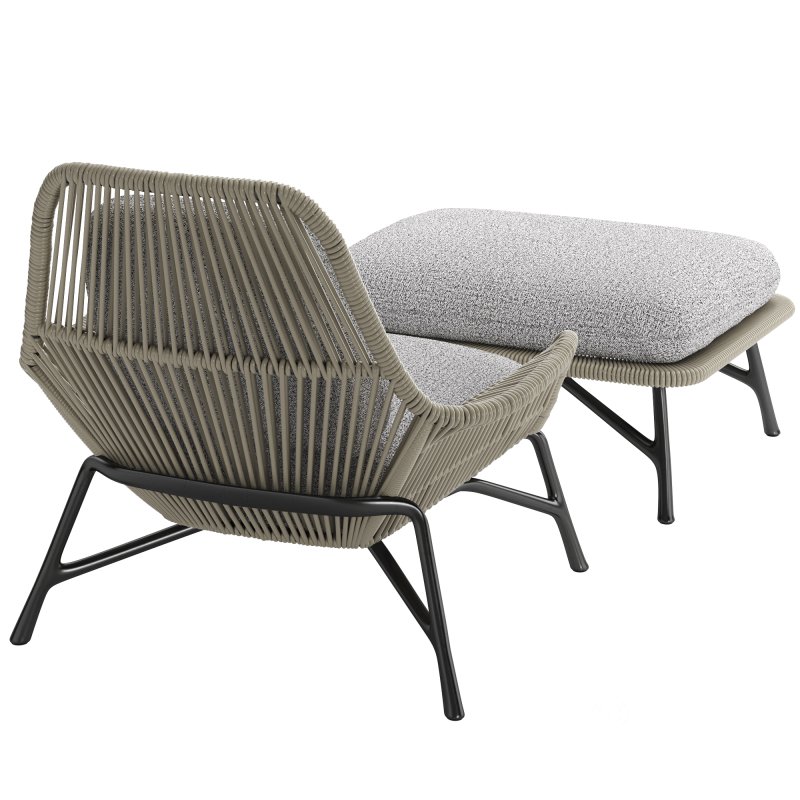 Minotti Prince Cord Indoor Amchair Image 2