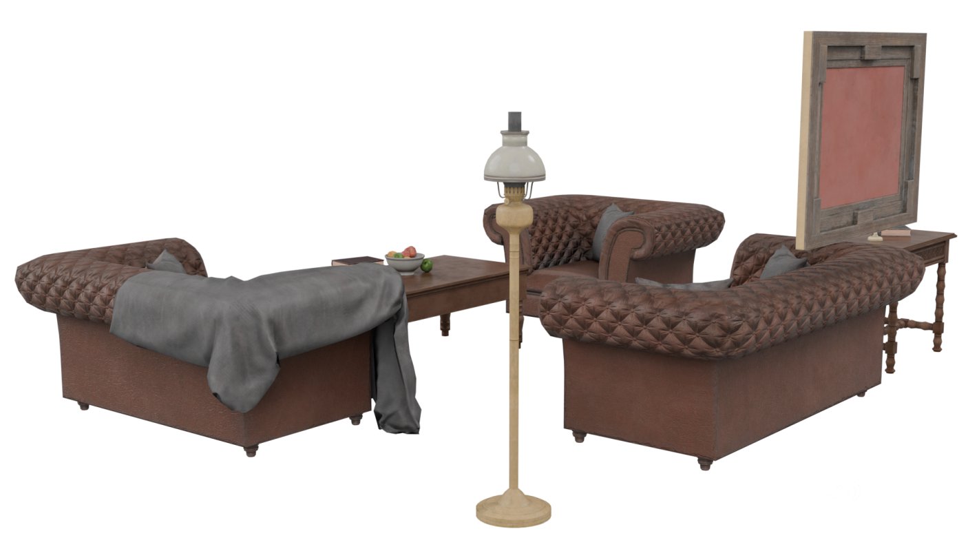 Victorian Sofa Set Image 3