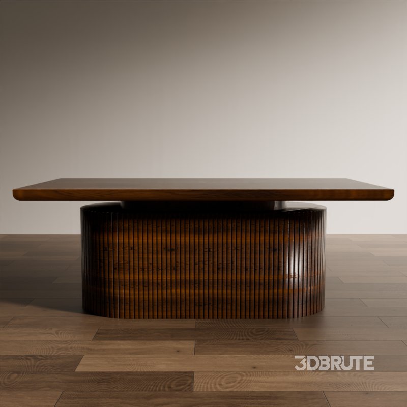Modern Wooden Coffee Table Image 3