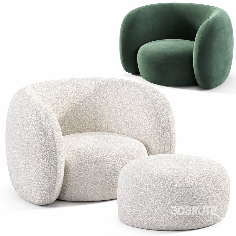 EOF 1 Armchair By Galeriesigne Image 1