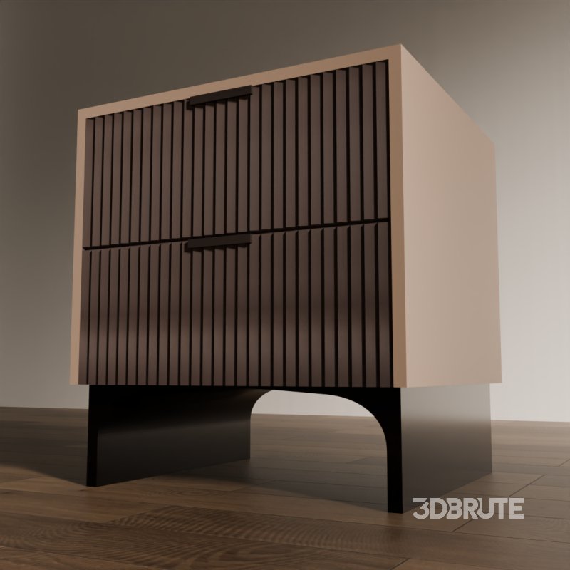 Modern Wooden Side Table Image 4