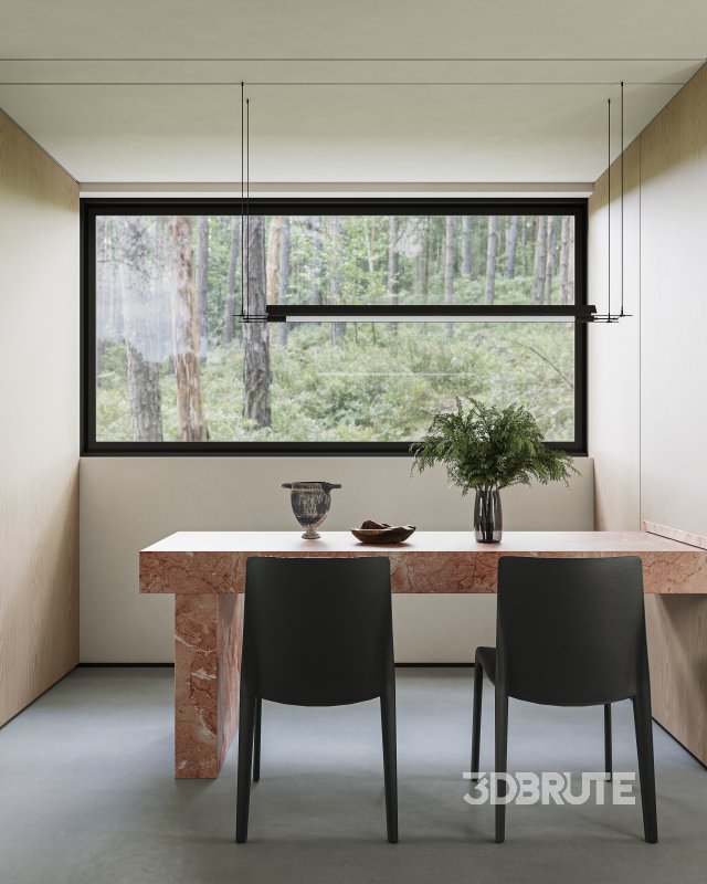 Modern living and dining room Image 7