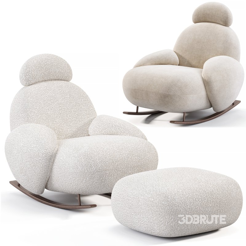 Recliner Rocking Chair By Blackbrdstore Image 2