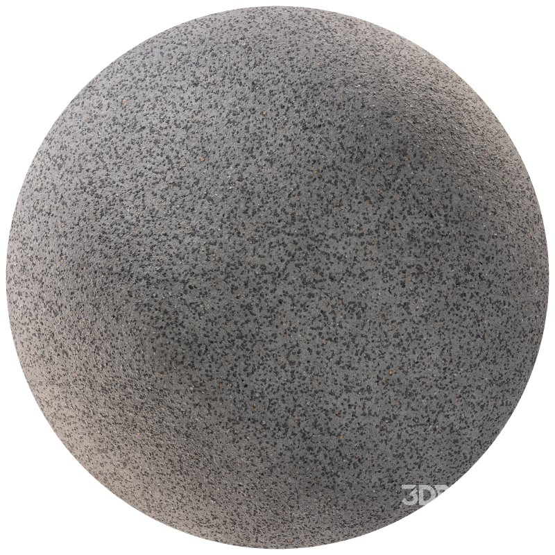 Exposed Aggregate Concrete 01 (Seamless) Image 5