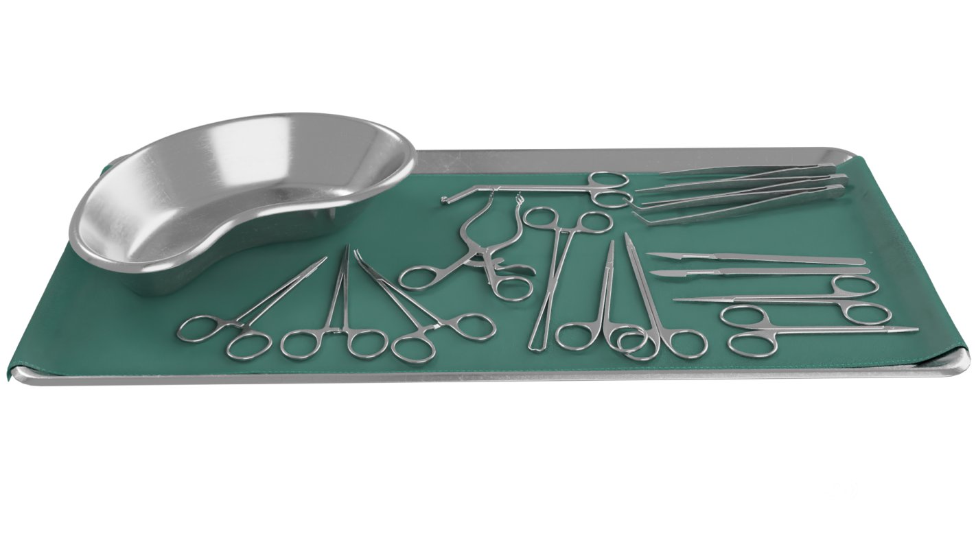 Tray with surgical equipment Image 2
