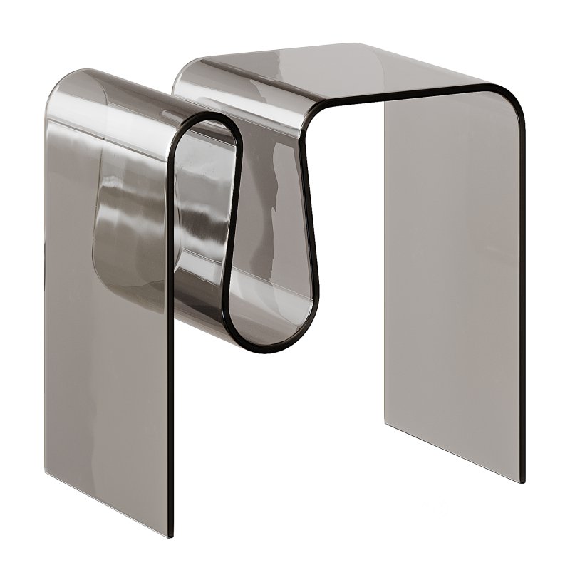 Curvy Side Table – Acrylic Image 4