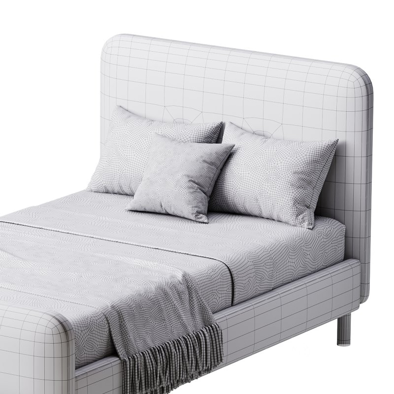 Flannelette Beige bed Image 15