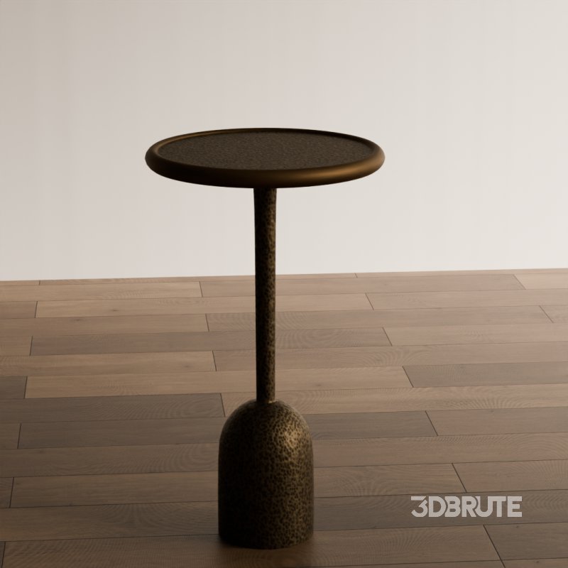Modern Brass Side Table Image 4
