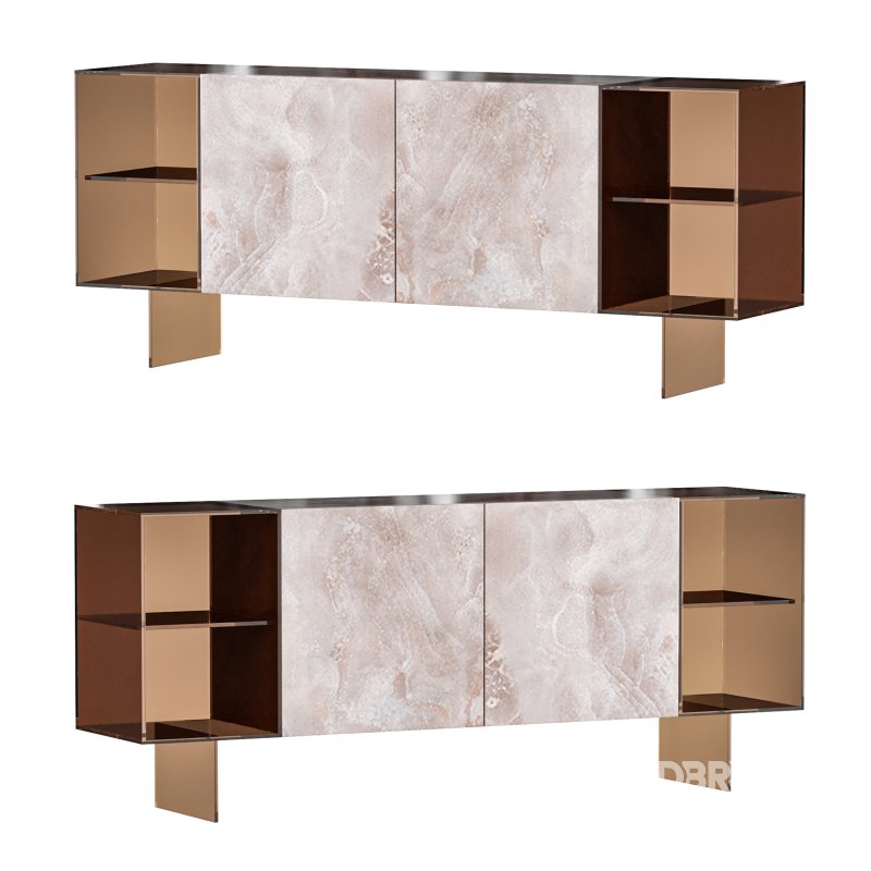 36e8 Glass Sideboard 04 Image 6