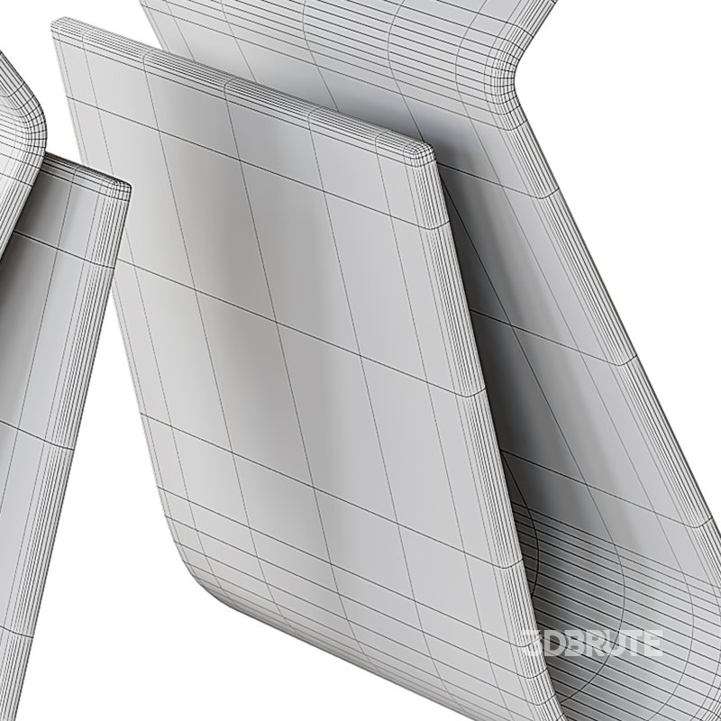 Acrylic Curve Edge Side Table – Minimalist Image 15