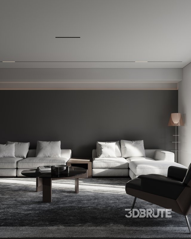 Modern living and dining room Image 3