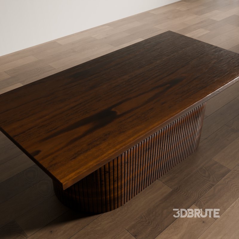 Modern Wooden Coffee Table Image 5