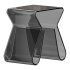Acrylic Curve Edge Side Table – Minimalist - Thumbnail 9