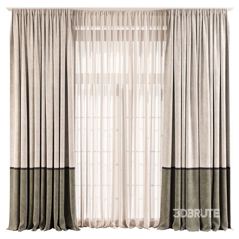 Modern Curtain 77 Optional Material Variants (Pack of 4) Image 4