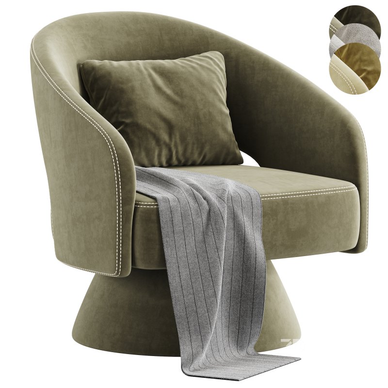 Bhupendra Swivel Accent Chair Image 2