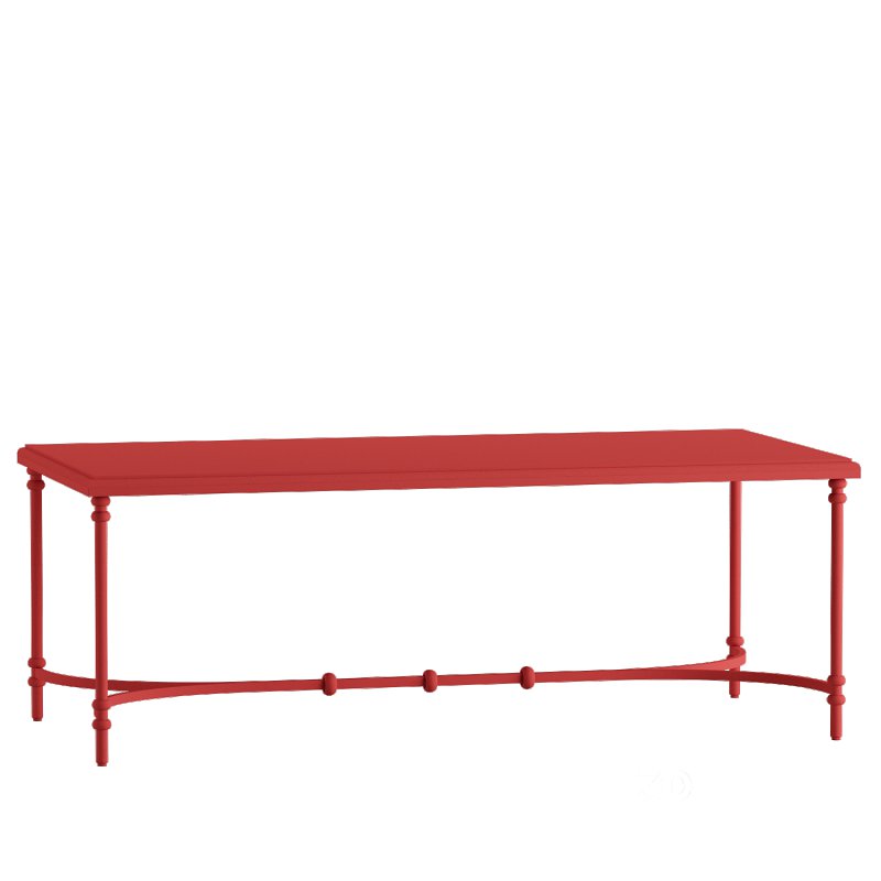 Libertine Genuine Marble and Metal Coffee Table Image 2