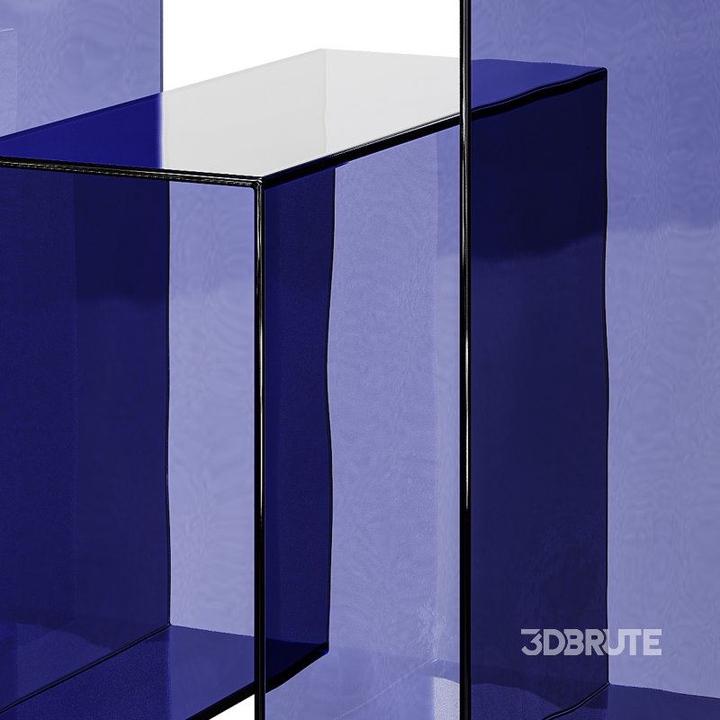 Square Acrylic Side Table – Acrylic – Storage Image 13