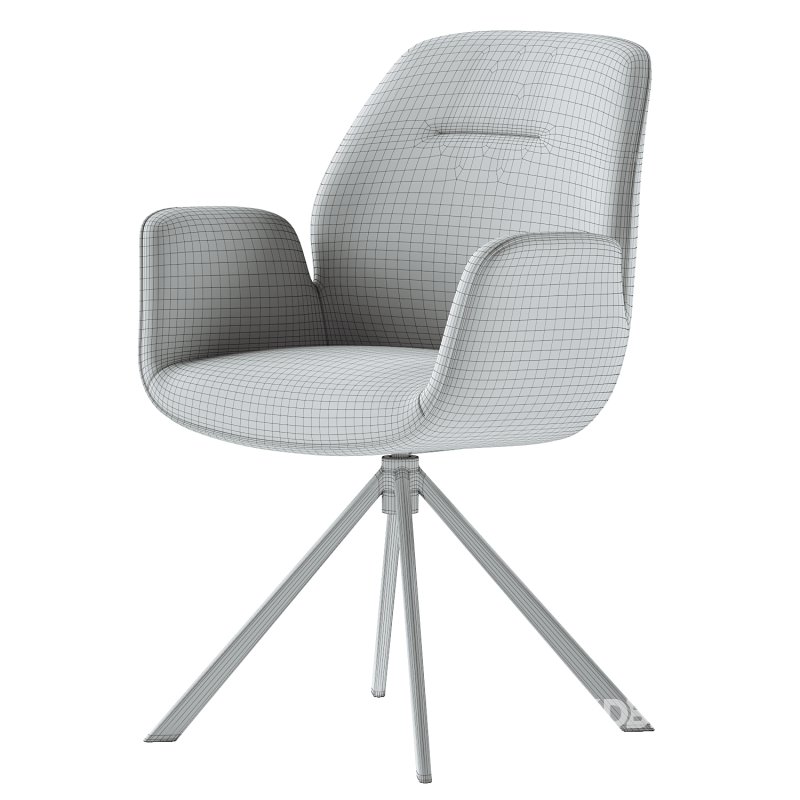 Aura dining chair with armrests Image 5