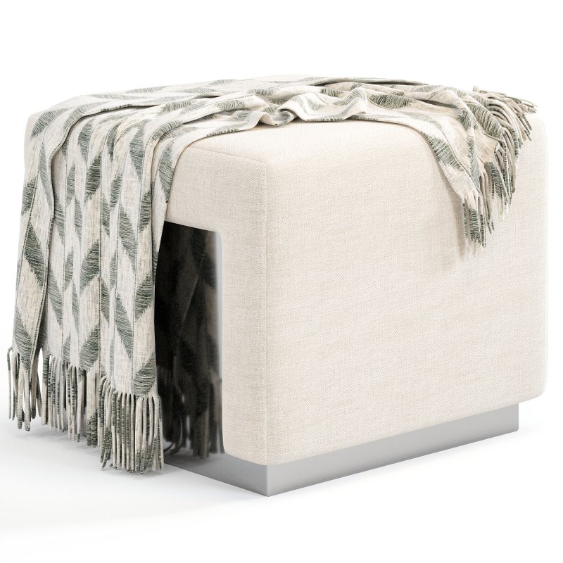 Chrom Liki Pouf By Buro Art Image 3