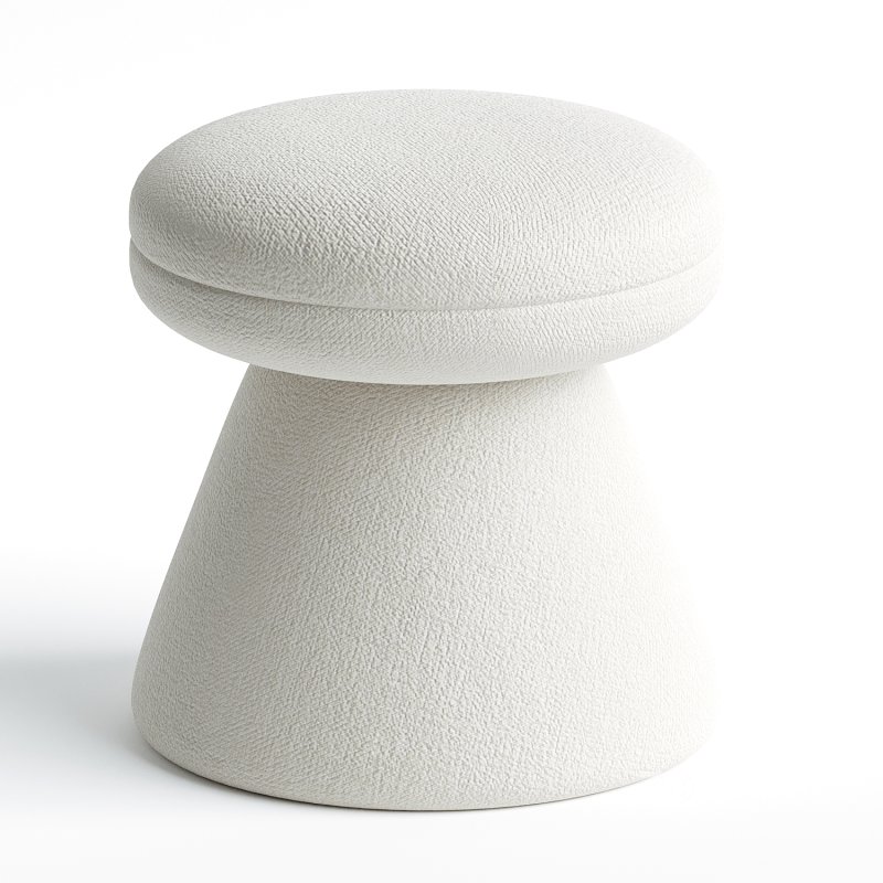 Paxson Boucle Ottoman Image 2