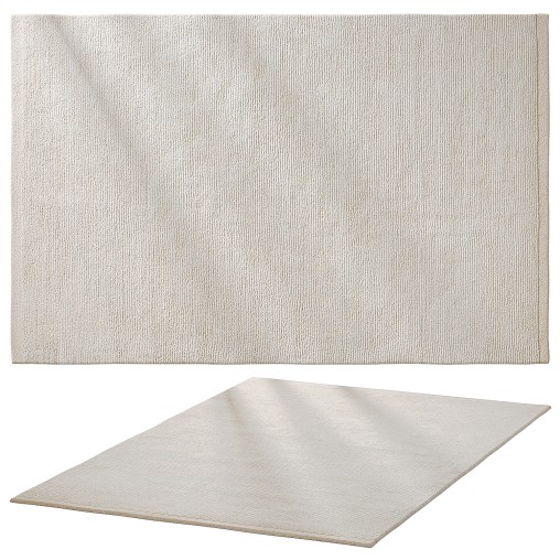 Abstract Line Shag Wool Rug
