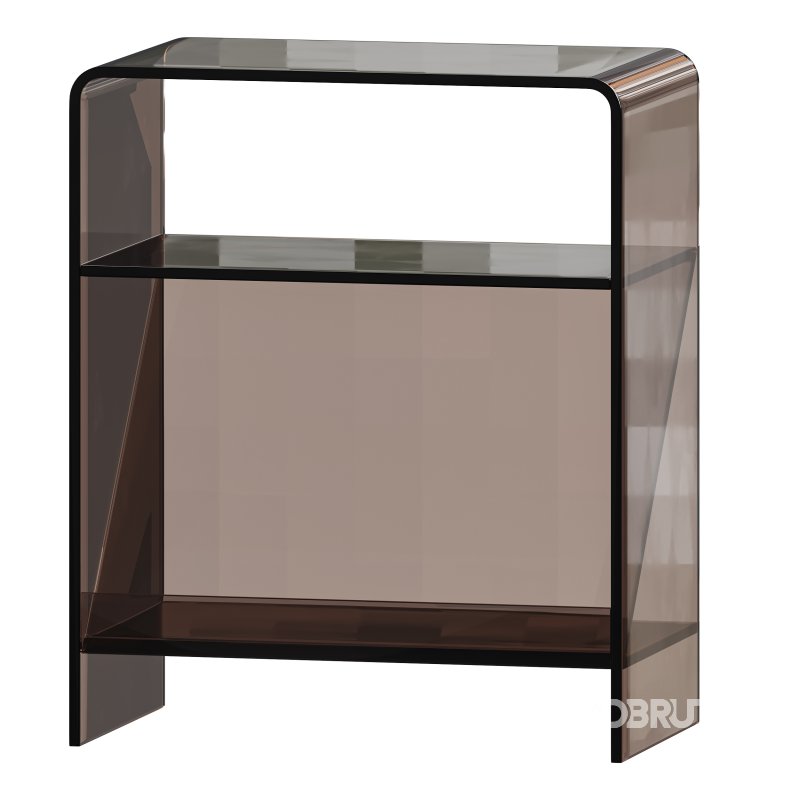 Acrylic Minimalist Transparent Side Table Image 8