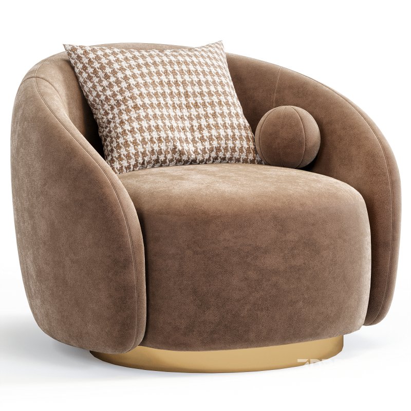 Swivel Brice Armchair By Eichholtz Image 5