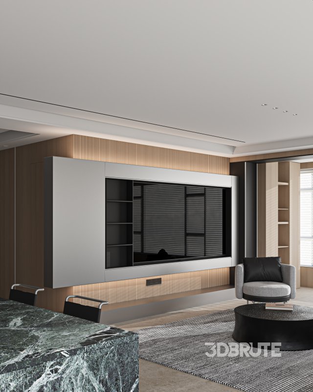 Modern living and dining room Image 6