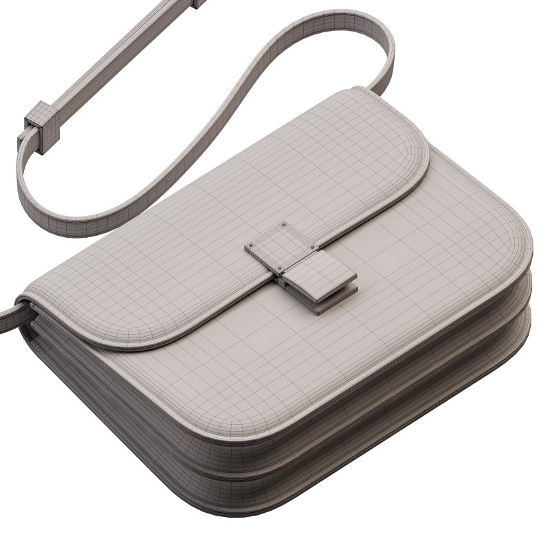 Brown Flap Genuine Leather Square Shoulder Message Bag Image 15