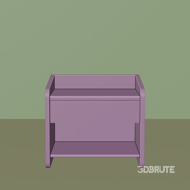 Modern Minimalist Nightstand Image 4