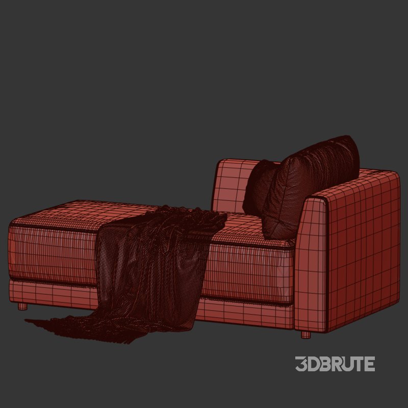 Gather Deep Left Arm Chaise Image 3