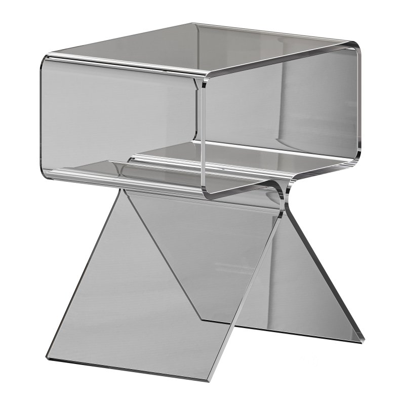Acrylic Side Table – 3 Color Options Image 8