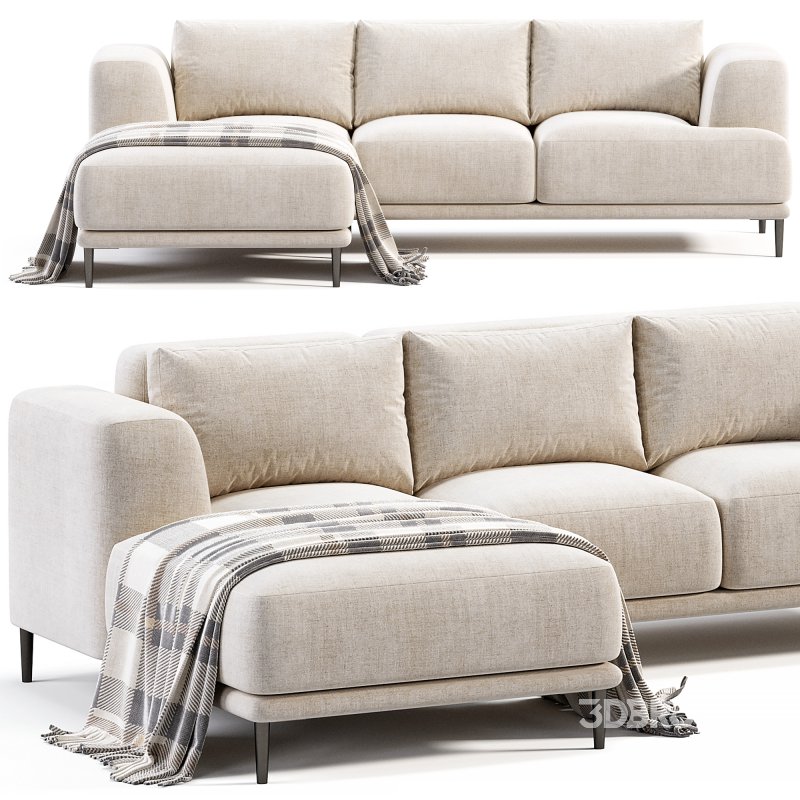 Venue Corner Velvet Sofa Idealbeds Image 2