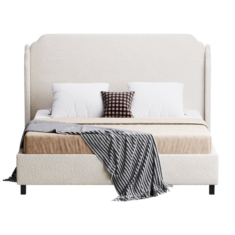 Aurora Wingback Blush Bed Image 5