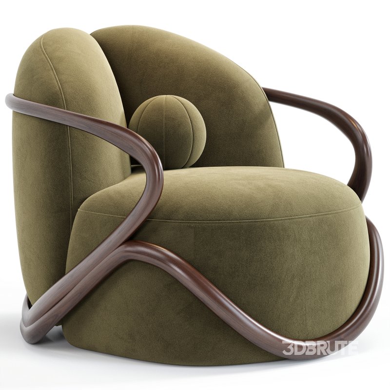 Hug Armchair By Giorgetti Image 5