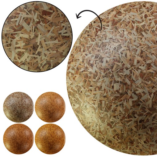 Wood OSB-particle board-chipboard (seamless)