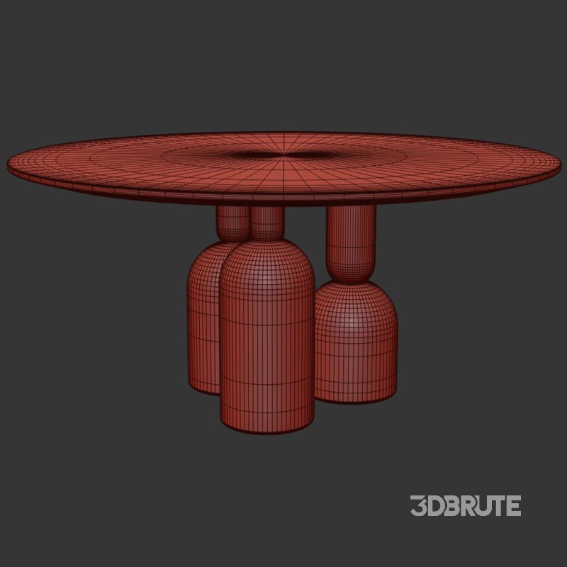 Cop Round dining table By Bonaldo Image 2