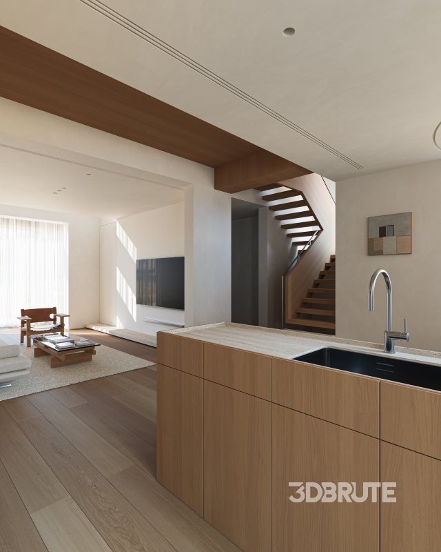 Modern living and dining room Image 4