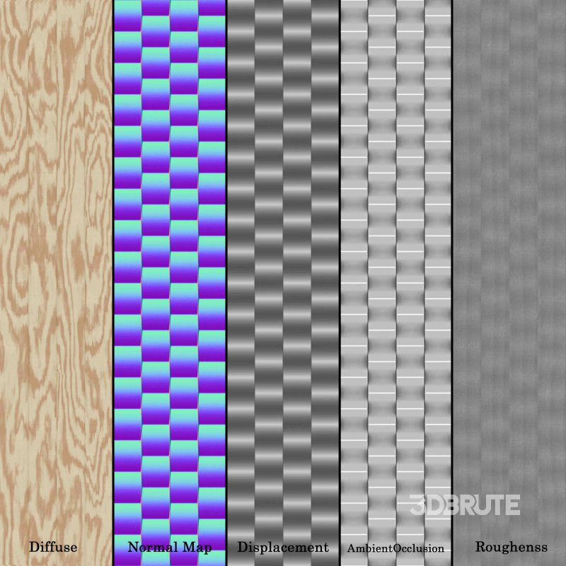 Art Wood 14 (Curve Wood-Seamless) Image 5