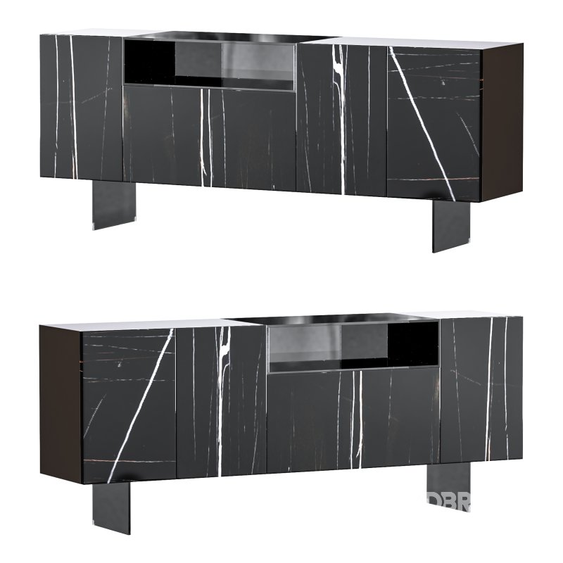 36e8 Glass Sideboard 03 Image 2