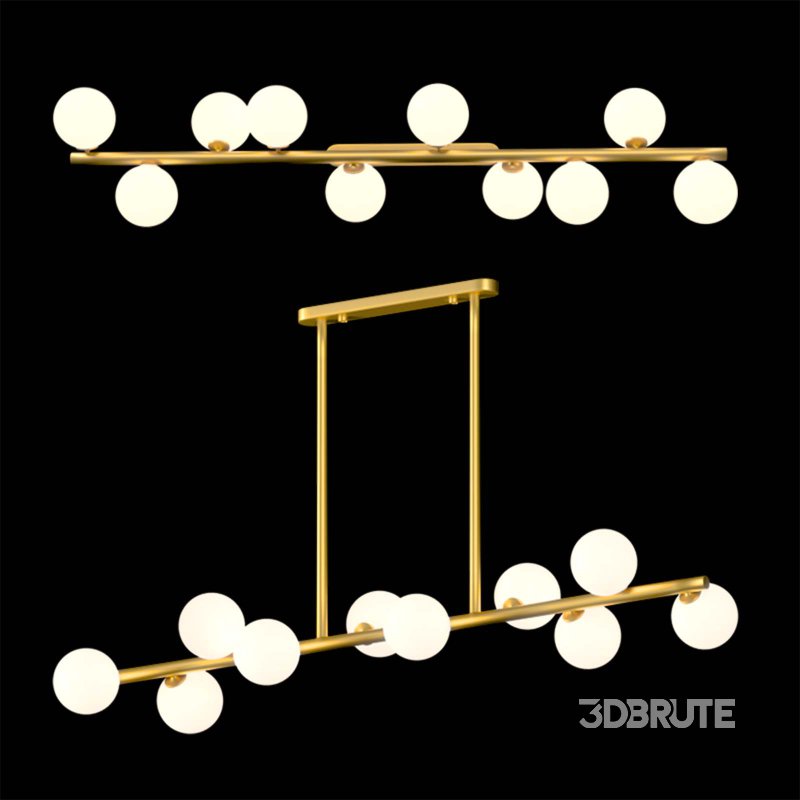 Odin – Glass Globe Chandelier Image 5