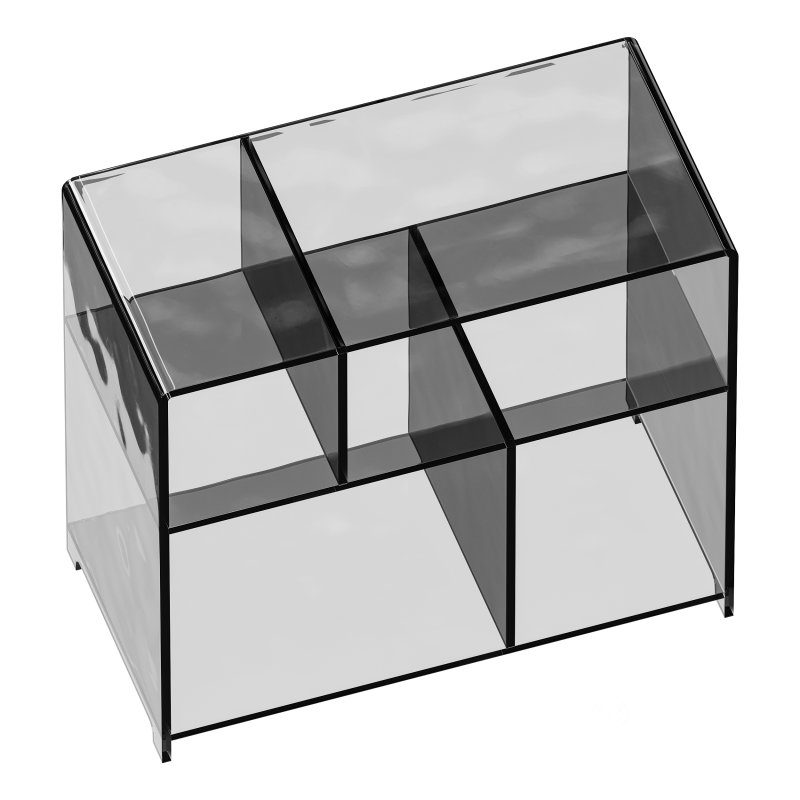 Modern Side Table – 4 Compartments Image 13