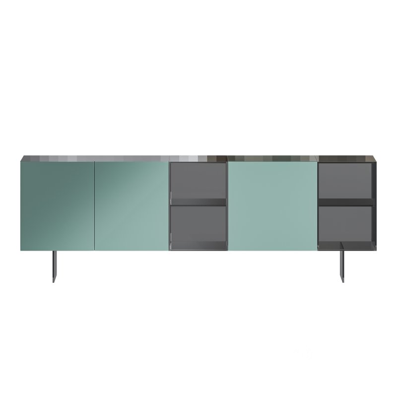 36e8 Glass Sideboard Image 2