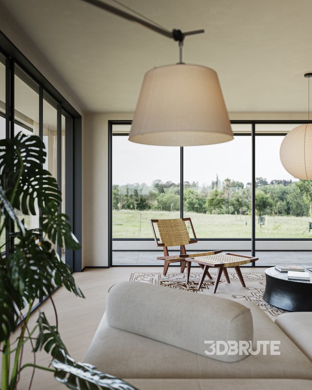 Modern living and dining room Image 8