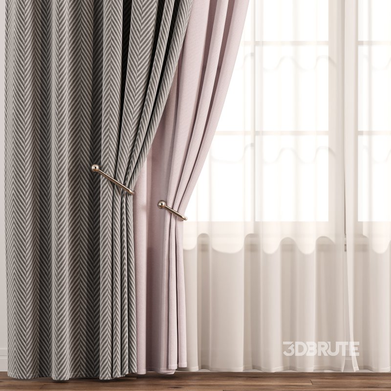 Timeless Chevron Window Drapes 76 Image 4