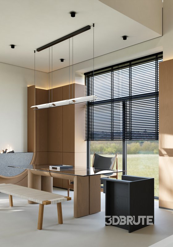 Villa living room and dining room Image 10