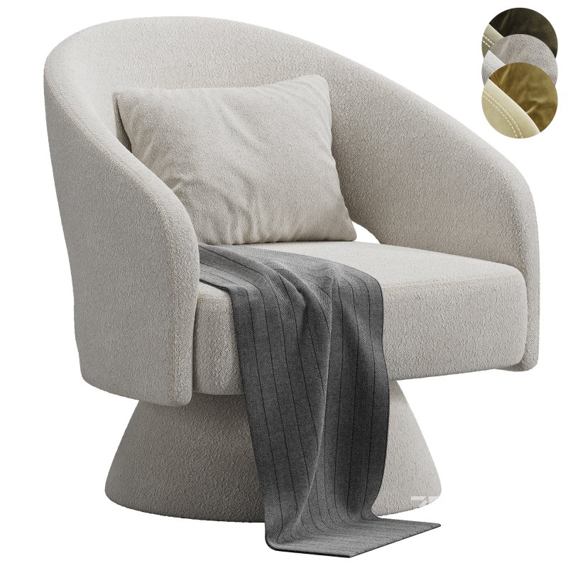 Bhupendra Swivel Accent Chair Image 3