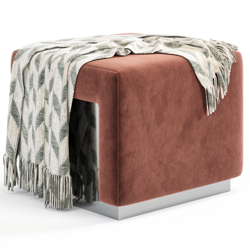 Chrom Liki Pouf By Buro Art Image 6