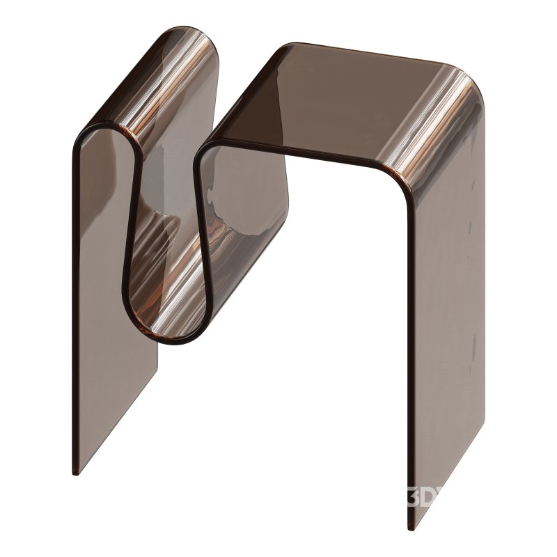 Curvy Side Table – Acrylic Image 8